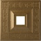 Ekena Millwork Eris Ceiling Medallion (Fits Canopies up to 9 7/8"), 18"W x 18"H x 3 1/2"ID x 1 1/8"P, Pale Gold CM18ERPAS - alternate 1